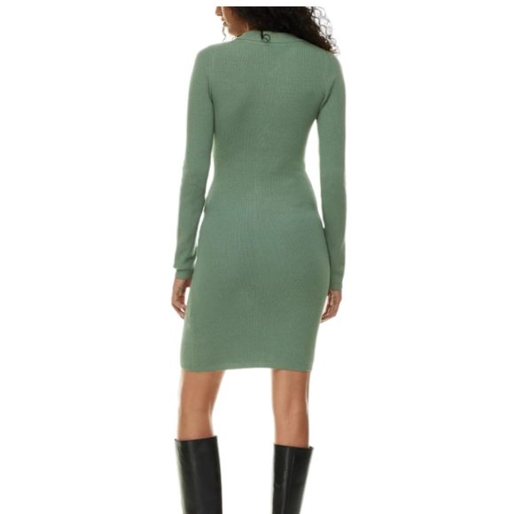 Aritzia Wilfred Cove Dress sweater dress in Cucamelon Green ( NWT ) - Picture 15 of 16